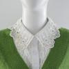 Autumn Women Lace Detachable Collar Ladies Removable Sweaters White Fake Collar Decorative Elegant Girls Shirt Fake Collar