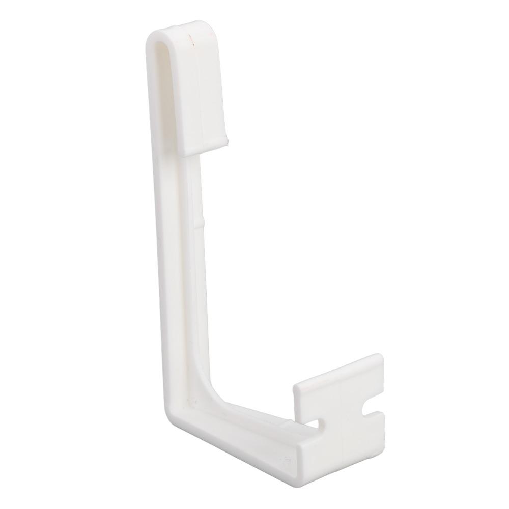 Набор из 4 штук Белые держатели для штор для автодома с отверткой Зажимы для карниза для штор Использование в спальне