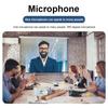 Микрофон для конференций Plug-and-Play, всенаправленный конденсаторный микрофон с углом обзора 360 градусов, нескользящая основа, высокочувствительный настольный компьютерный микрофон