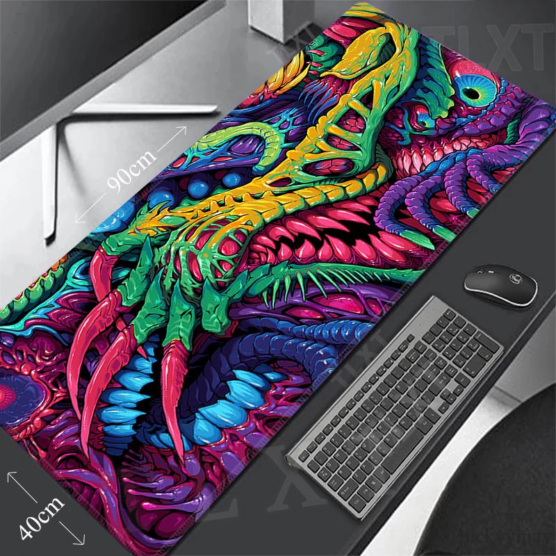 XXL Lock Edge Mousepads Large Gaming Mousepad Keyboard Mats Mouse Mat Cute Cat Desk Pad For Gift Kawaii Mouse Pads Extanded Pads