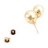 Les Trésors De Lily [L1252] - Gold Plated 'Perla' Earrings 13 Mm