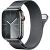 Нержавеющая сталь Миланская петля Совместима с ремешком Apple Watch 46 мм 42 мм 44 мм 45 мм 49 мм для мужчин и женщин, Сетчатая петля Магнитная застежка Замена для