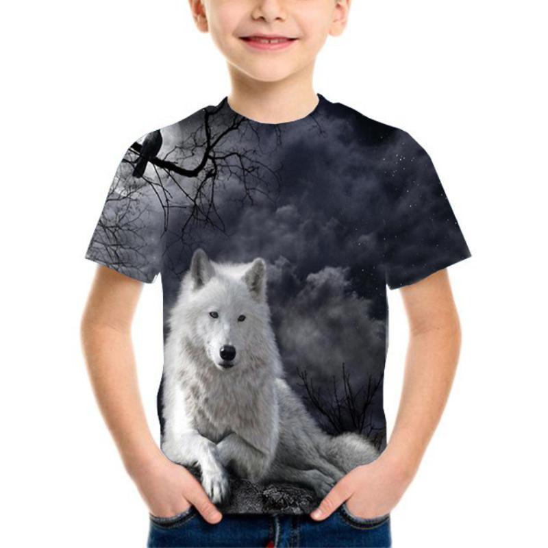 3D футболка для мальчиков и девочек от 4 до 15 лет, топ с короткими рукавами, летние футболки, детские повседневные детские футболки с героями мультфильмов