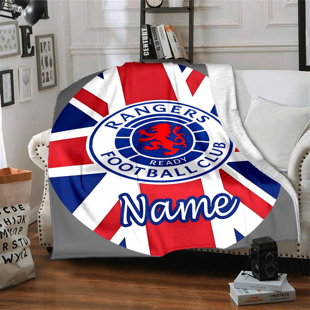 Custom Name Hamworthy FC Crest blanket for Couch & Bed, Plush Cozy Fuzzy Blanket Super Soft & Warm Blankets for Fall and Winter. 0908225