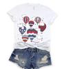 4th Of July TShirt Hot Air Balloons Hot Air Balloon Festival Shirt July 4th Hot Air Balloons Tee