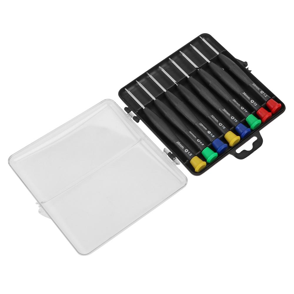 8 шт./компл. набор магнитных отверток, инструменты для обслуживания часов, прецизионные отвертки, инструмент для ремонта телефона