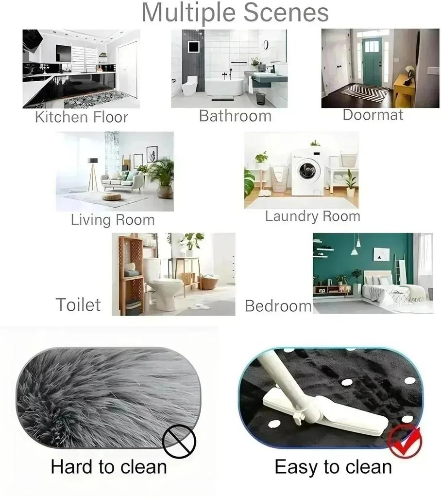 1PC Boat Kitchen Rugs Non-Slip Home Door Mats Pop design Bathroom Rugs Bath Mat Carpet for Home Sink Laundry Decor