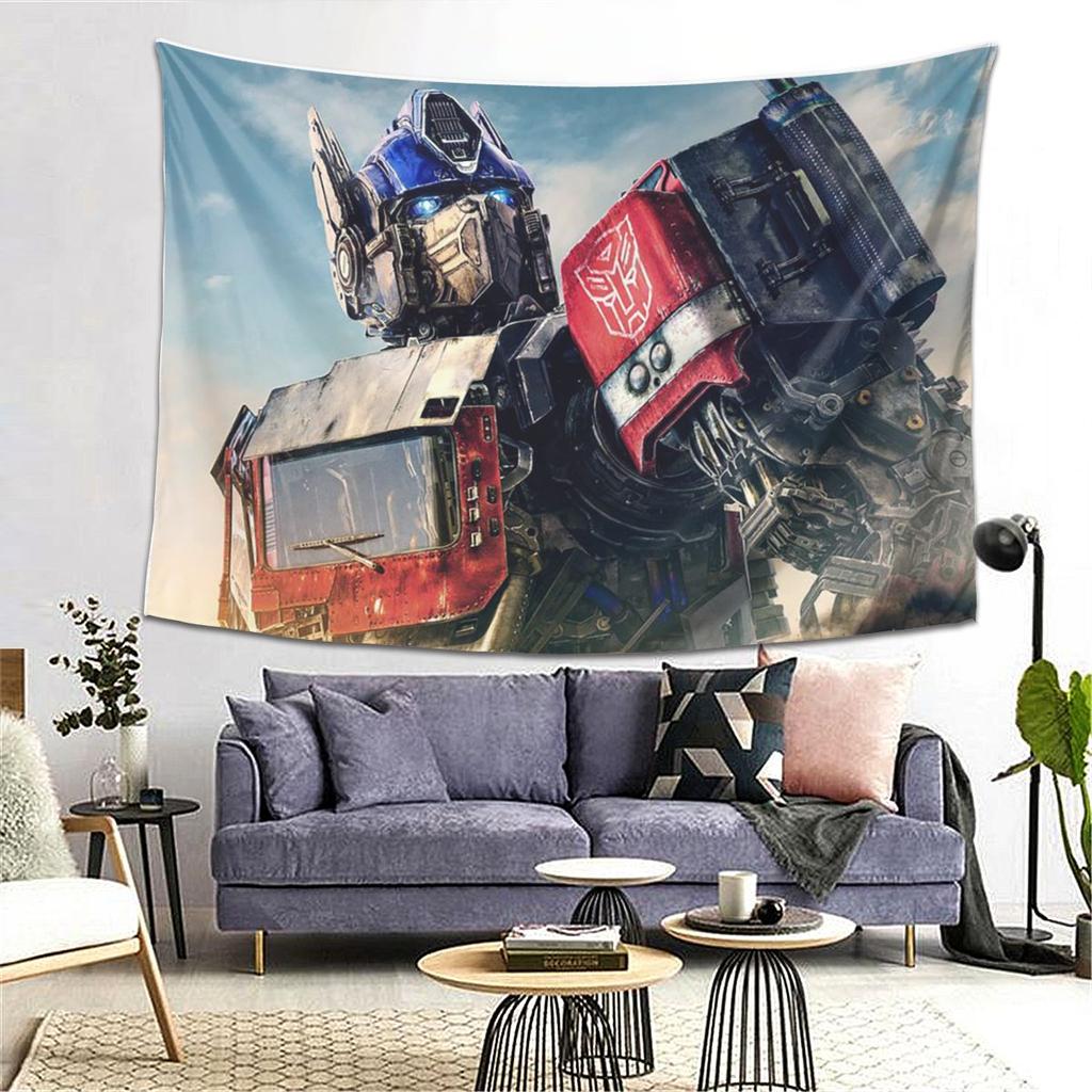 Optimus Prime Tapestry Wall Hanging Aesthetic Home Decoration Tapestries for Living Room Bedroom