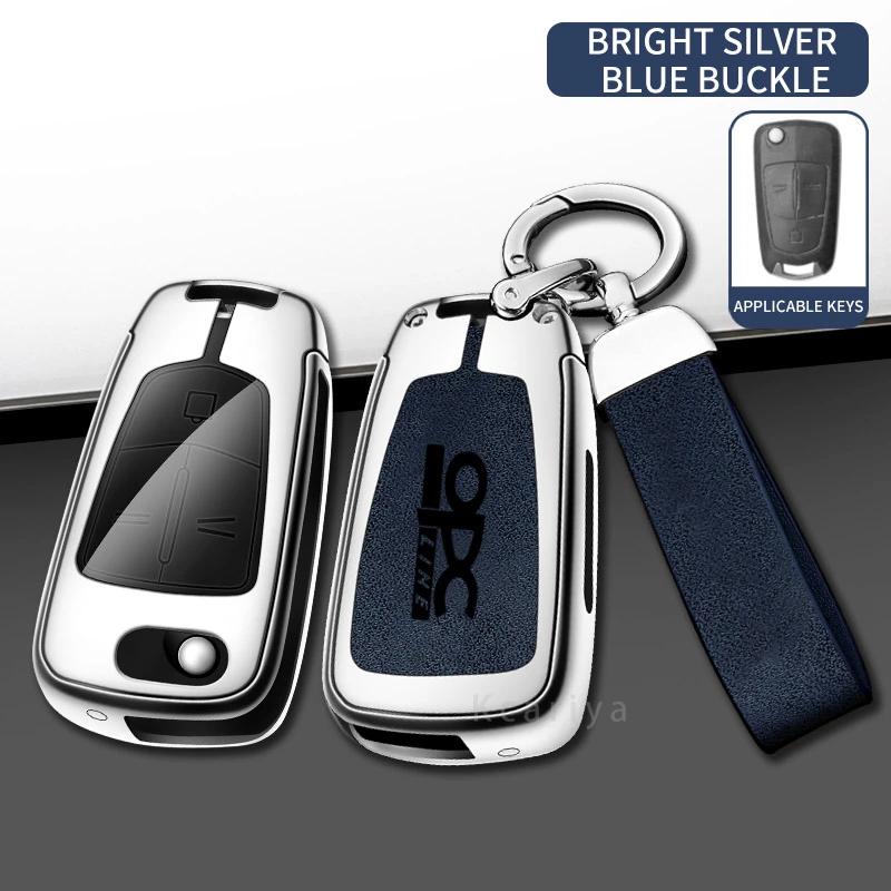 Car TPU Zinc Alloy Key Case Bag For Opel OPC Line Insignia Astra Vectra Combo Corsa D Mokka Zafira Car KeyChain Metal Key Shell