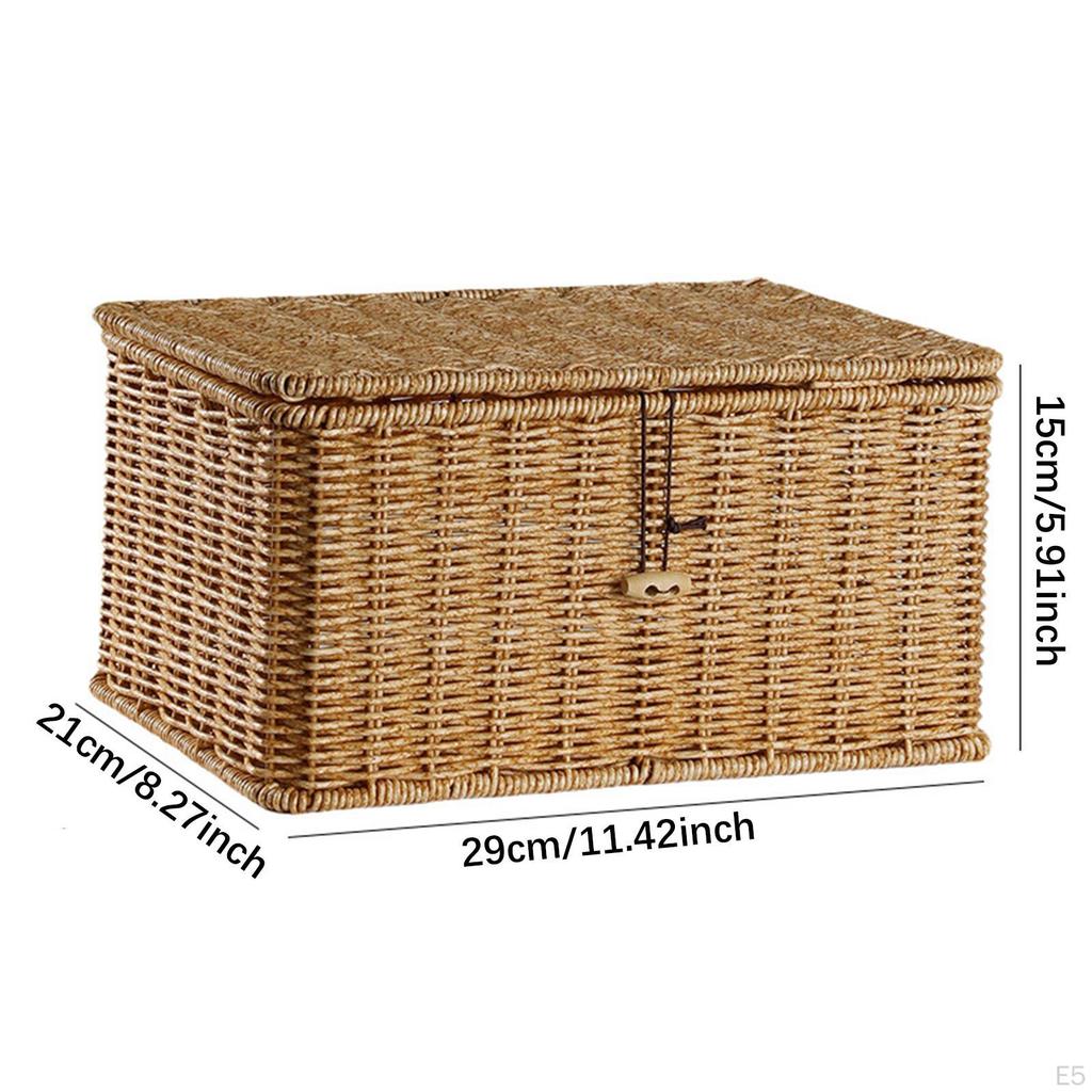 Прямоугольный контейнер с крышкой для организации дома на пеленальном столике и кухонной поверхности