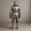 Full Medieval Knight Armor Suit  Wearable Steel Armor with Helmet, Shield  Gauntlets , Cosplay and Collectors Set
