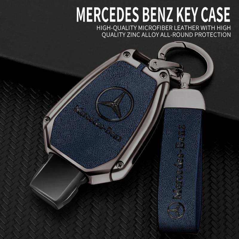 Q1984 Кожаный Чехол-Защита для Брелока Автомобиля Mercedes Benz Класса A B C E G C200 C300 E350 W205 E260L GLK A45 AMG BGA GLA GLC