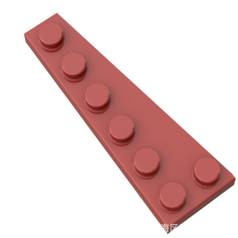 Нетоксичный Moc 10 шт. 78444 Набор клиновидных строительных блоков Пластина 2x6 Правые кирпичи Дом Частица DIY Идея Образовательная игрушка Подарки на день рождения для детей