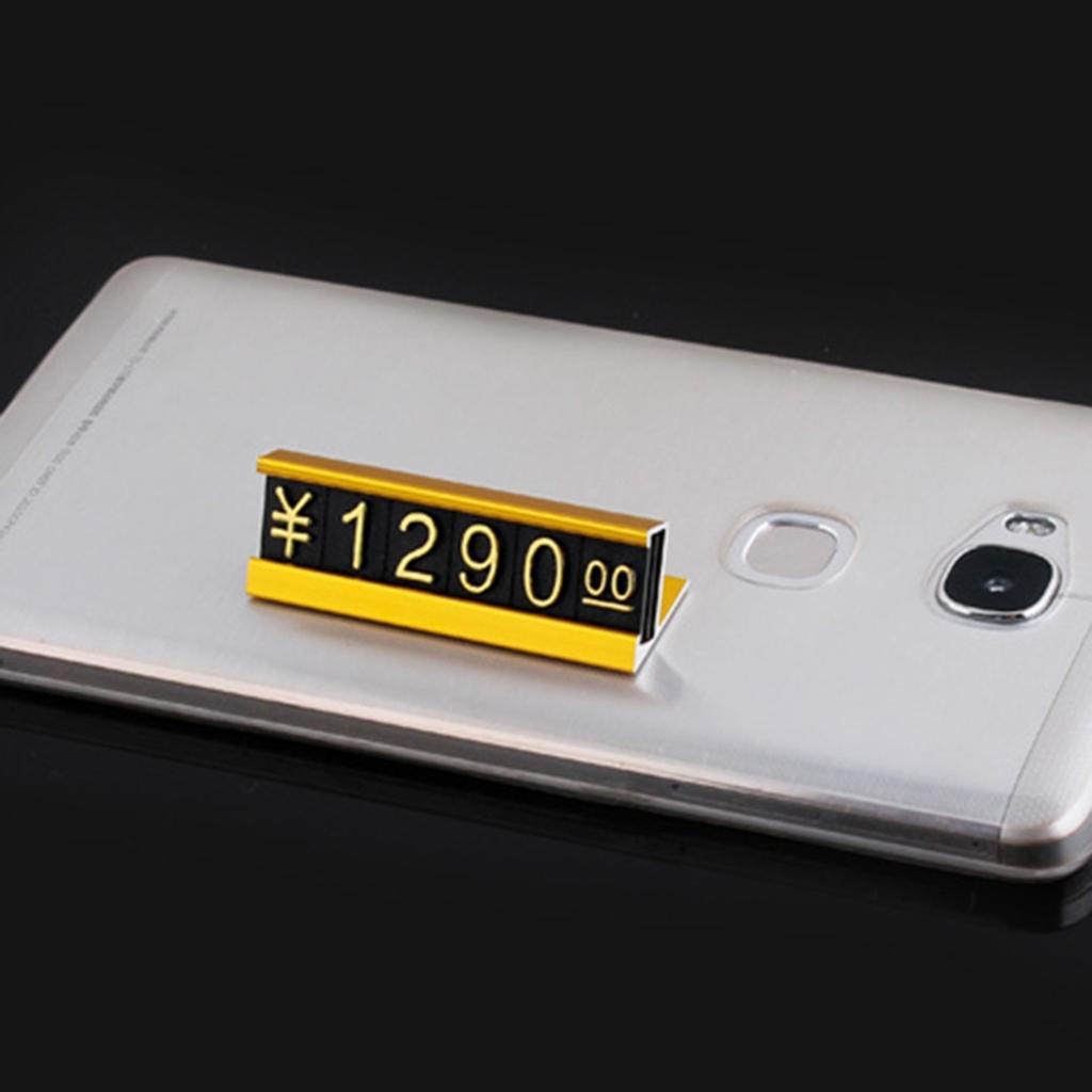 Price Tags Cube Adjustable Assembly Number Angled Pricing Counter Display Stand Pricemarker Labels Price Stickers