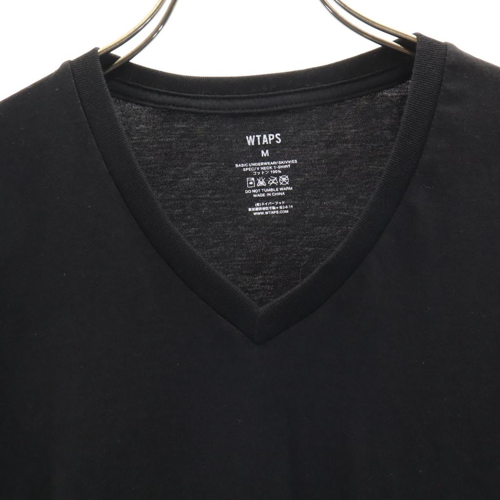 WTAPS Футболка с коротким рукавом и V-образным вырезом M черная Neighborhood Plain Мужская Б/У