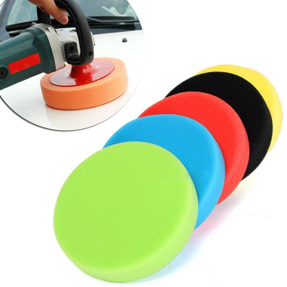 3/4/5/6/7" Practical Flat Cleaning Tool Car Polisher Pad Buffing Sponge Polish Kit Polishing Foam