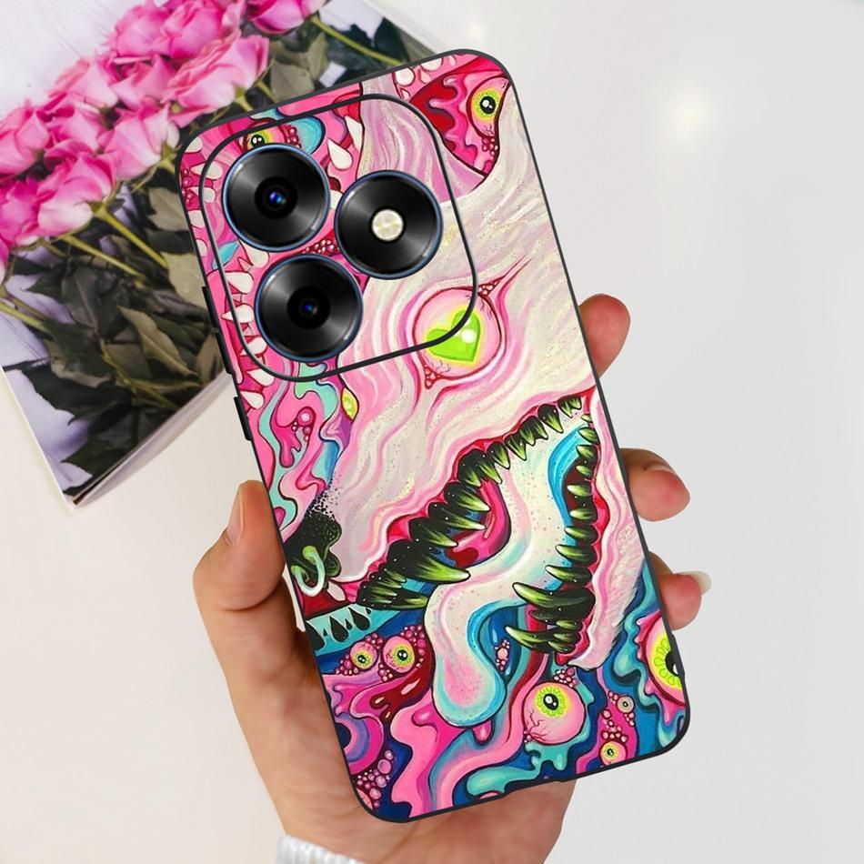 Для чехла Itel S23 Plus S681LN itel S23 S665L Модный Элегантный Расписной Мягкий Силикон ТПУ Задняя Крышка Телефона Для Itel S23+ S23Plus