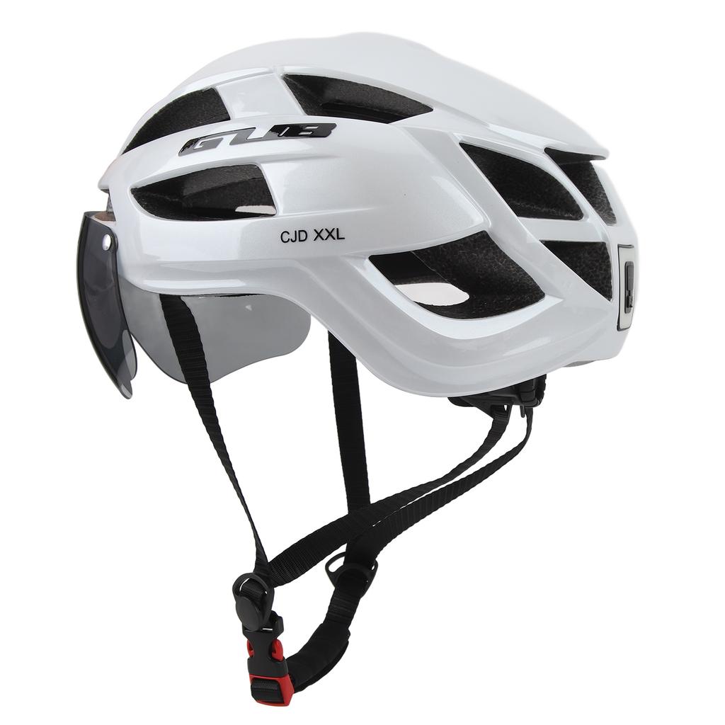 CJD XXL Взрослый велосипедный шлем Велосипедный шлем с USB-зарядкой Задний фонарь Съемный магнитный