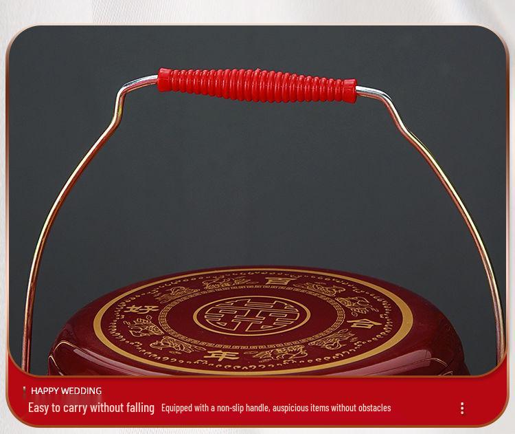 Ведро для приданого невесты на процветание - Счастливая пластиковая плевательница и маленький туалетный набор