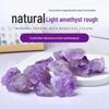 Фиолетовый Натуральный Камень Ароматерапия Аквариум и Украшение для Цветочного Горшка с Демагнетизирующими Дроблеными Камнями Белого Кристалла