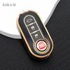 Чехол для автомобильного складного ключа из ТПУ, чехол-брелок для FIAT 500 Ducato panda Punto 500L lancia musa для Citroen jumper для Peugeot Boxer