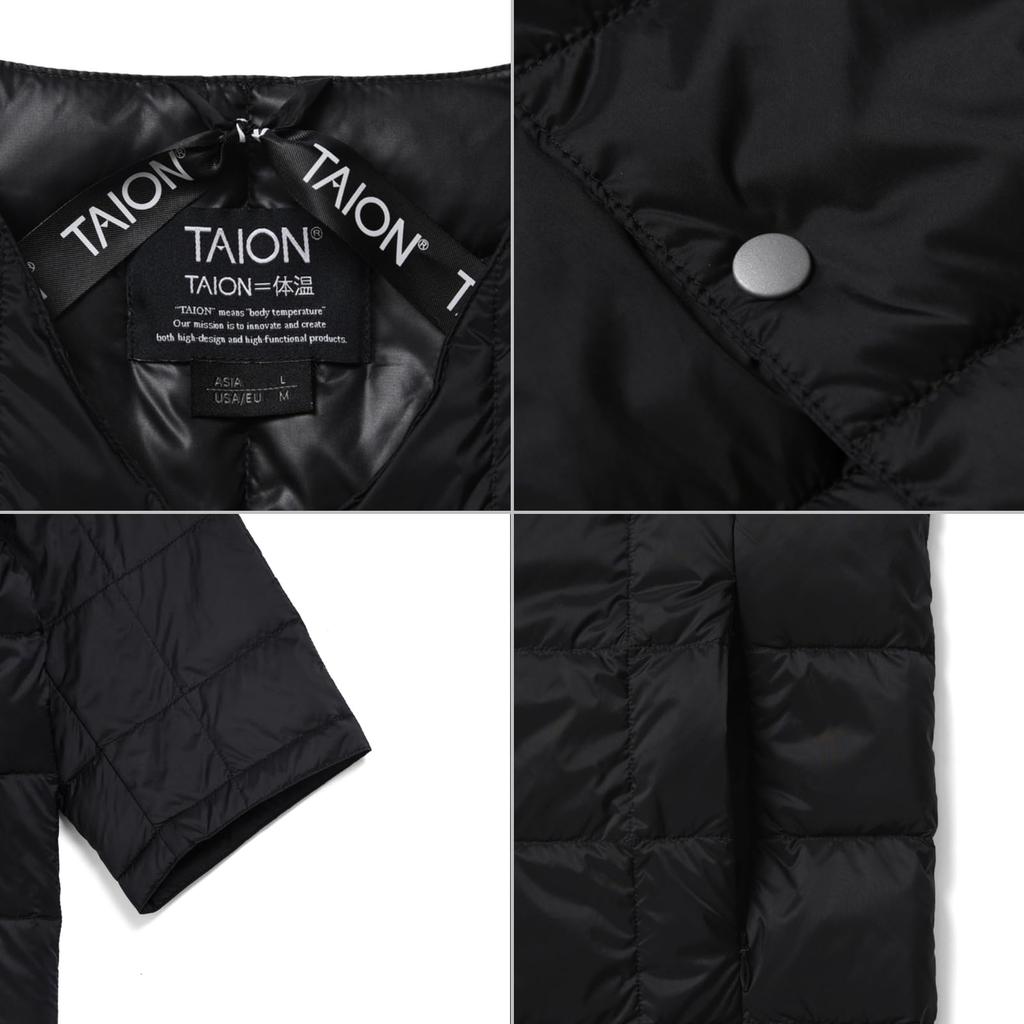 Пуховик Taion с рукавами 3/4 и круглым вырезом 014 мужской