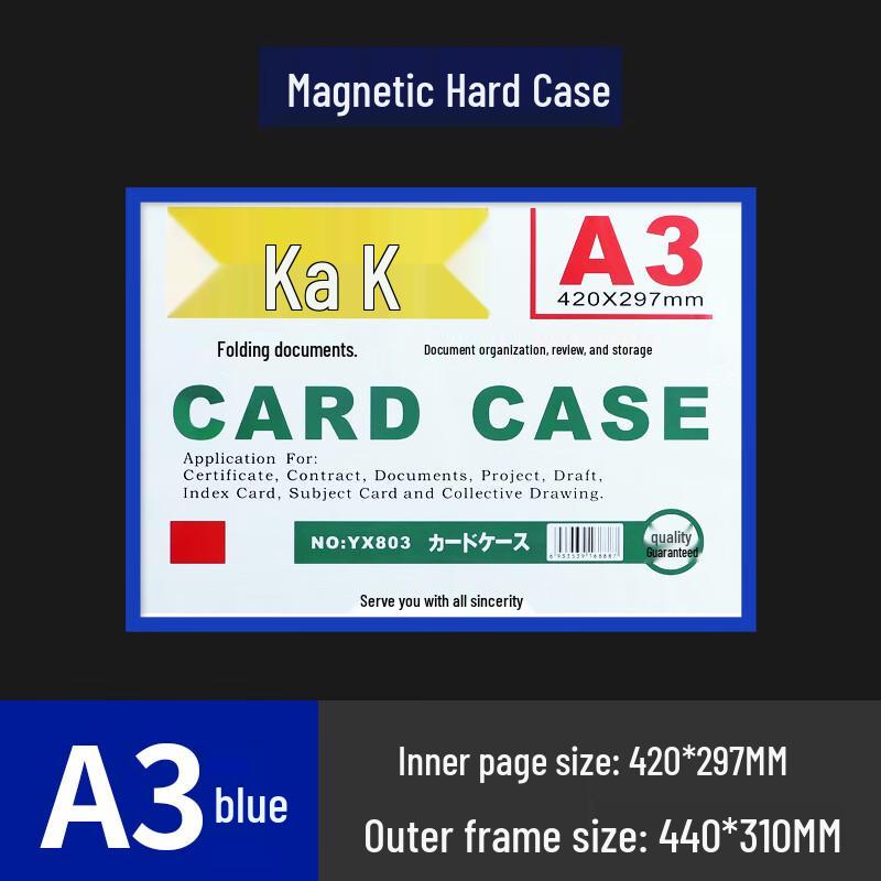 Lilang A3 Сильные Магнитные Горизонтальные Синие Рамки-Дисплеи (10 шт.)