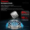NORTH EDGE NEW+ TRITON-TI Титановые Солнечные Дайверские Часы Роскошные Кварцевые Часы для Мужчин Водонепроницаемость 300М Запас Хода 180+ Дней