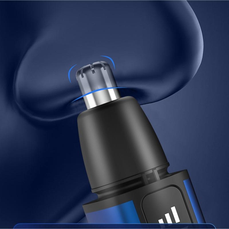 Новый Модернизированный светодиодный цифровой дисплей Многофункциональный электрический триммер для волос в носу Мужские волосы в носу Ножницы для чистого бритья Женская машина для волос в носу