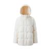 Qianrengang 2025 Women's Hooded Duck Down Jacket Y318120Y