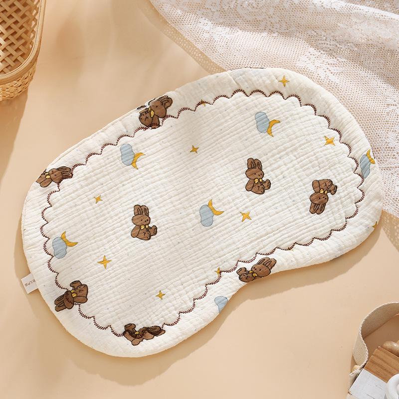 Newborn Baby Cloud Pillow - Anti-Spit-Up Headrest and Towel Pillow