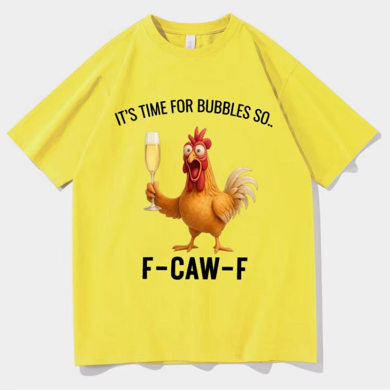 Tide Tee Смешная F-Caw-F Пивная Футболка Мем Мужская Летняя Повседневная Футболка Оверсайз Высокое Качество Модные Графические Короткий Рукав