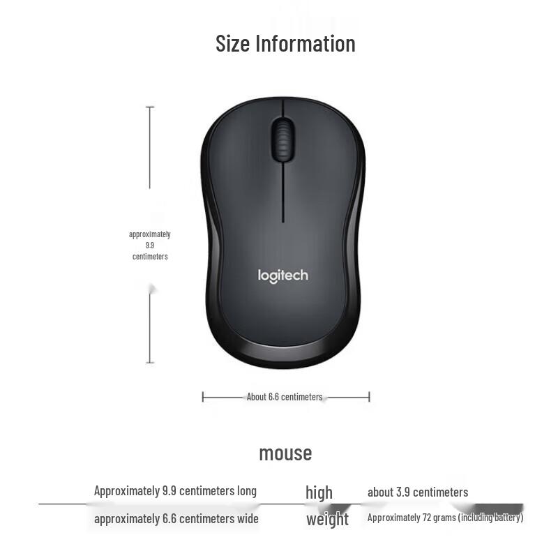 Logitech M240 Silent Wireless Mouse with Logi Bolt Receiver