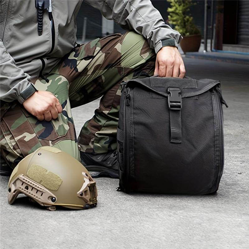 Сумка для тактического шлема, мягкая сумка для хранения страйкбольного шлема, мотоциклетного шлема, сумка для шлема Molle, упаковка с защитой от царапин и флисовой подкладкой для хранения
