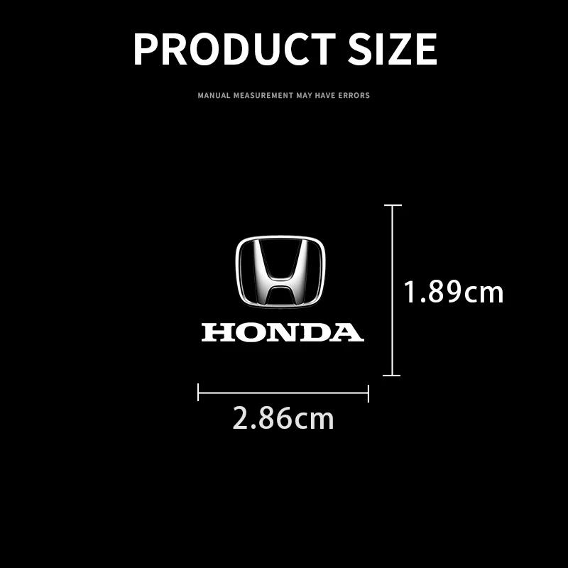 Car Emblem Logo Decorative Stickers Badge Decal Interior Styling For Honda Civic Accord Fit CRV Jazz Odyssey Insight Legend HRV OM4