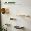 Miao Lisi Wall-Mounted Solid Wood Cat Climbing Set