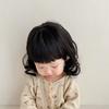 Photography Props Kids Decor Girls Toddler Neat Bang Long Straight Hair Short Bob Wig Baby Hair Wig