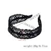 Non-Slip Lace Headband Solid Color Head Hoop Elegant Hairband  Hair Accessories