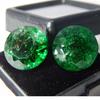 Certified 19 Ct Natural Green Colombian Emerald Loose Gemstone Round Shape