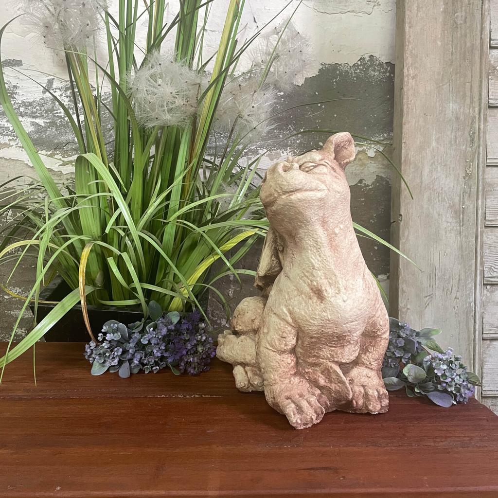 Garden figures - humble dragon concrete figure
