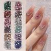Аксессуары для нейл-арта Смешанная коллекция Популярный плоский алмаз из смолы неправильной формы