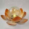 Lotus Shaped Solar Lotus Light Cordless Sculpture Garden Lamp Garden Solar Lights  Home Decoration