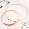 Wooden Round Weaving Hoop Loom Handmade Wall Hanging Craft DIY Home Decor Tool