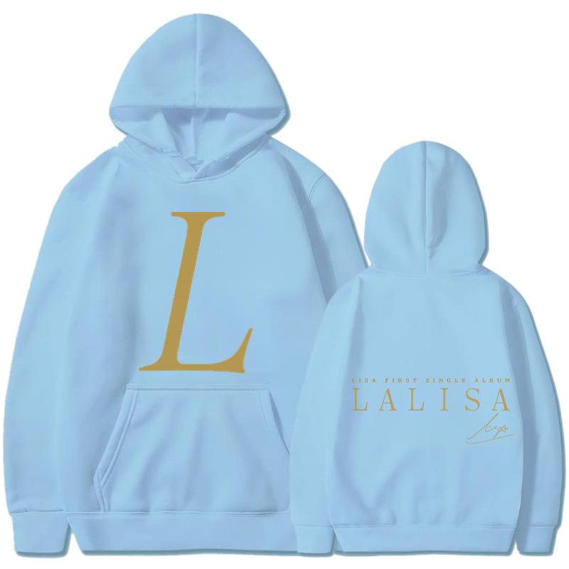 LISA SOLO дебютный альбом LALISA худи для весны, осени и зимы kpop пуловер повседневный свитер