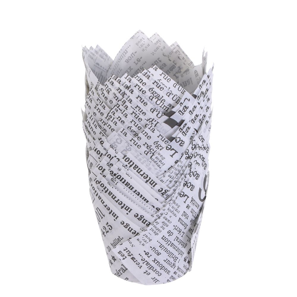 И кухонная утварь Противень для торта Формочки для кексов из жиронепроницаемой бумаги Формочки для кексов Форма для выпечки тюльпанов