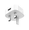 Быстрое зарядное устройство с двумя портами USB 5V2A, сертифицировано CE, адаптер питания с вилкой UK