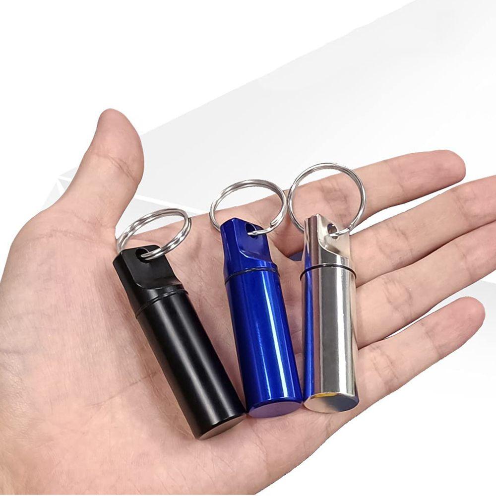 Healthy Care Outdoor Pill Organizers Vitamin Pill Storage Box Pill Bottle Keychain Pill Case
