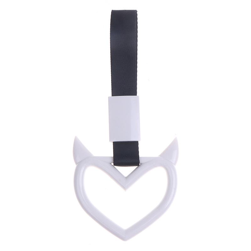 Автомобильные аксессуары Светящееся кольцо Дьявол Сердце Поезд Автобус Ручка Ремешок Дрейф Подвеска Предупреждение о Дрейфе Кольцо для Автомобиля