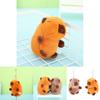 Adorable Capybara Plush Keychain Soft And Cute Cross-border Bag Charm