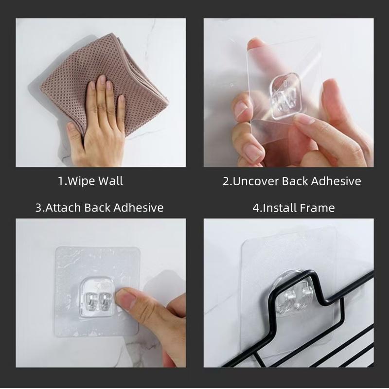 Сливная полка из нержавеющей стали для ванной комнаты, мыльница, тарелка, держатель для кухонной мойки, губка, самоклеящаяся полка для хранения